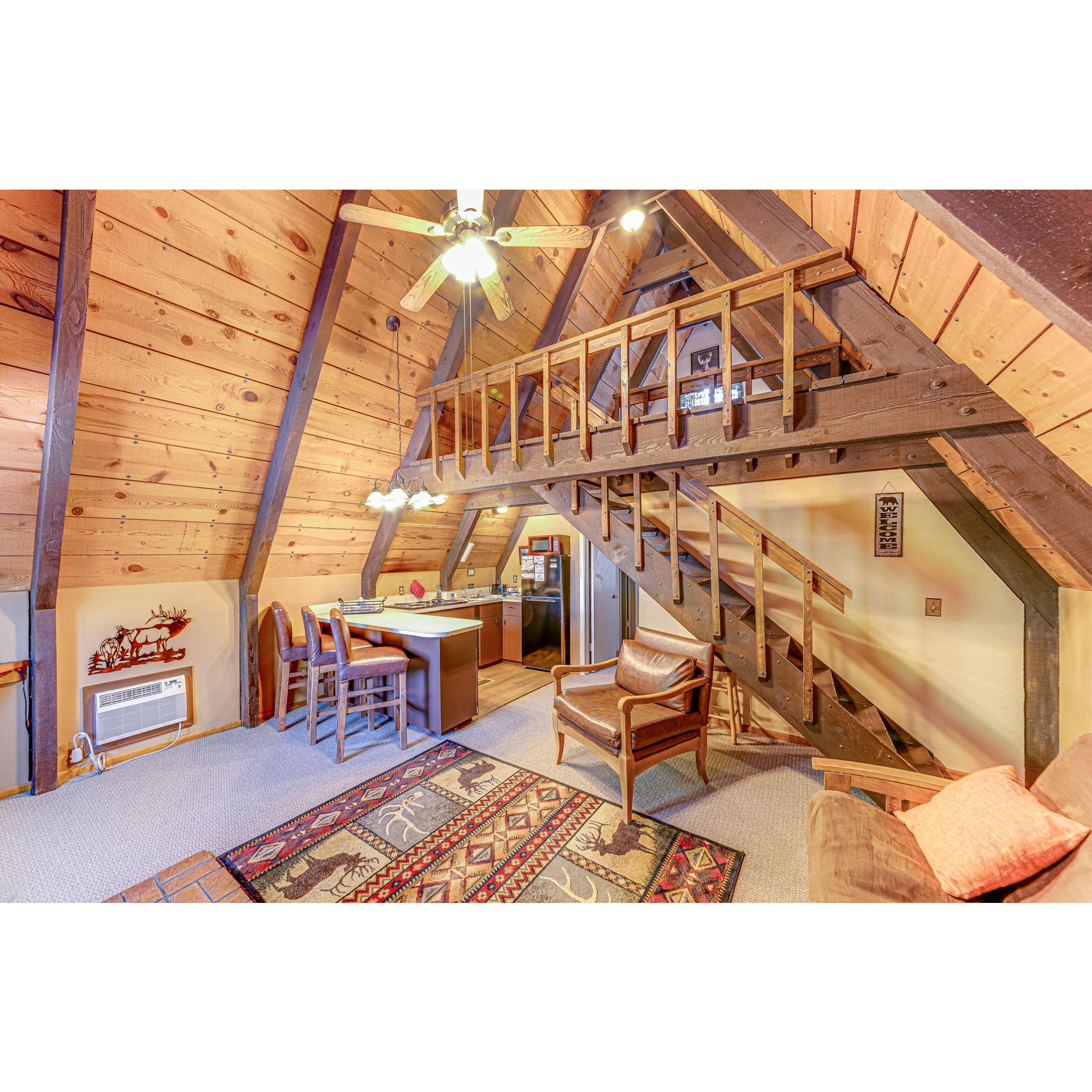 View of cabin from the front door