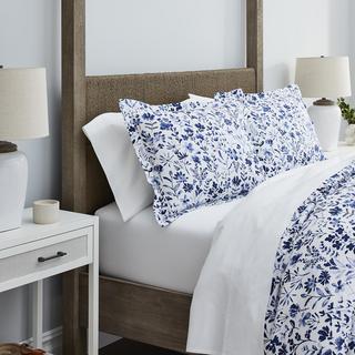 Hemmed 3-Piece Botanical Organic Duvet Set