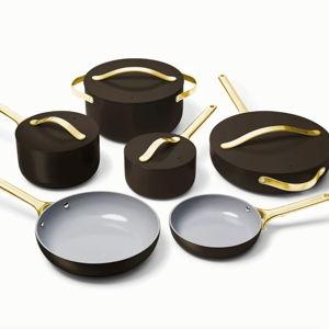 Ceramic Cookware & Minis Set | Nonstick Pots & Pans Set | Non-Toxic | Caraway