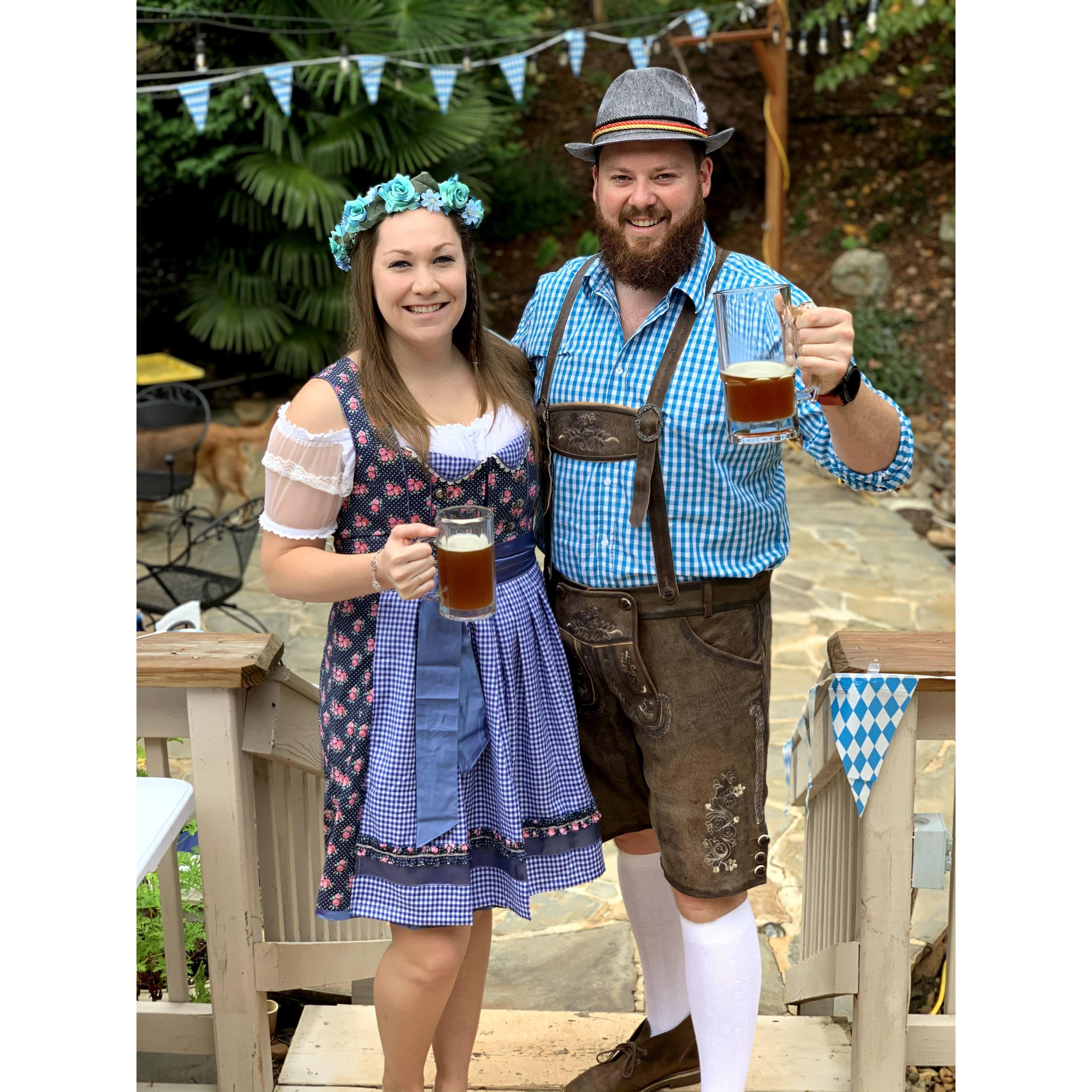 Our first annual Oktoberfest Party! (2020)