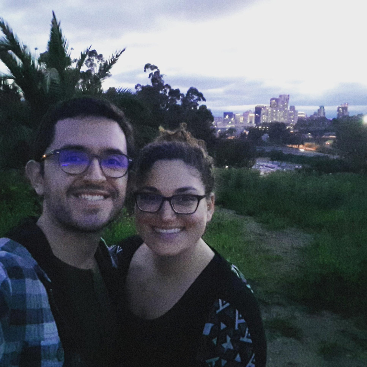 Enjoying the view of our first neighborhood in San Diego, Golden Hill 💛 (2018)
