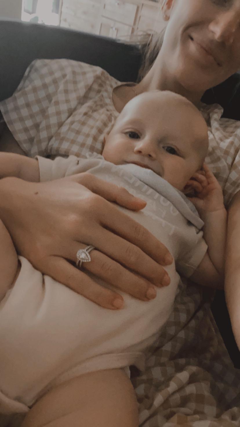 Look at how pretty mommy's ring is