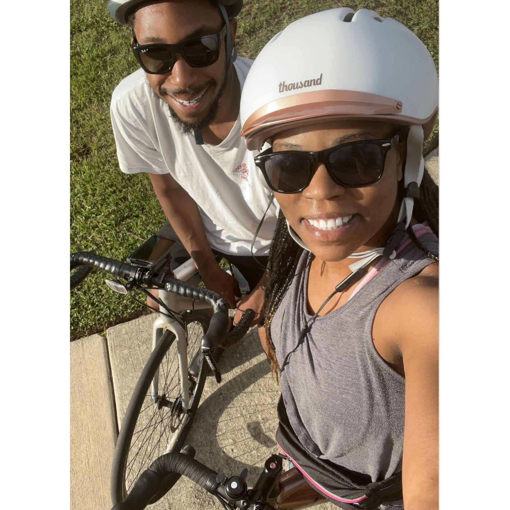 Hitting the bike trails!