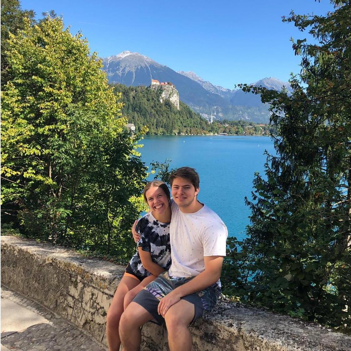 We took a group trip with friends to Lake Bled in Slovenia in September of our semester abroad - can you believe those views?!