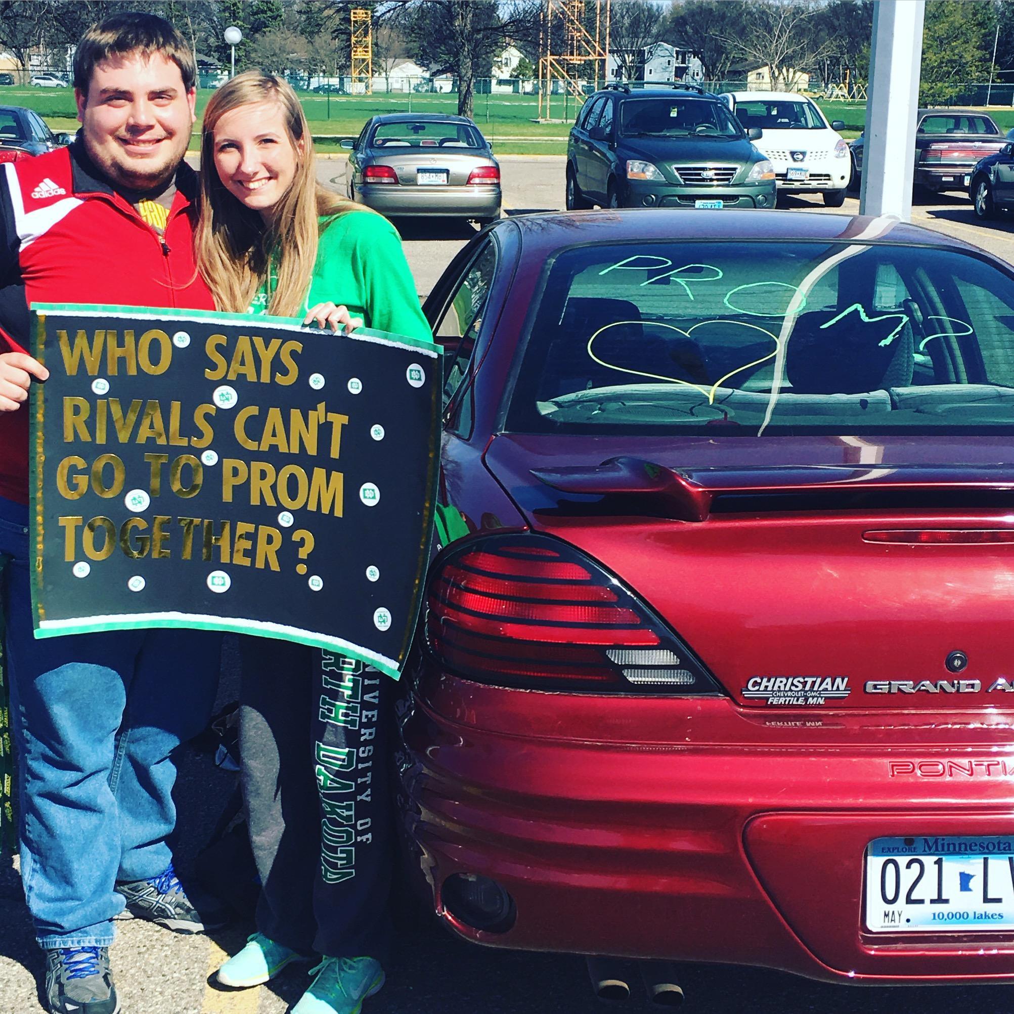 Nicole asking Austin to her senior prom