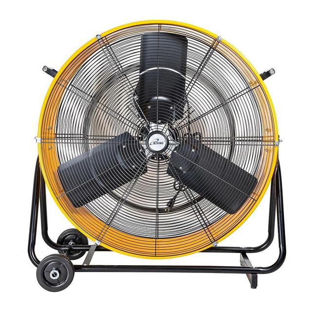 iLiving 30 Inches 12350 CFM Heavy Duty High Velocity Barrel Floor Drum Fan with DC Brushless Motor, Stepless Speed Adjustment for Workshop, Garage, Commercial or Industrial, UL Safety Listed