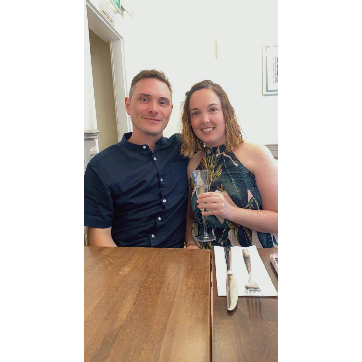 Off our for dinner in Colchester