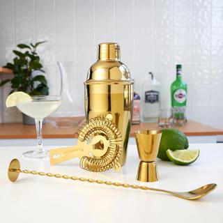 Gold 4-Piece Barware Set