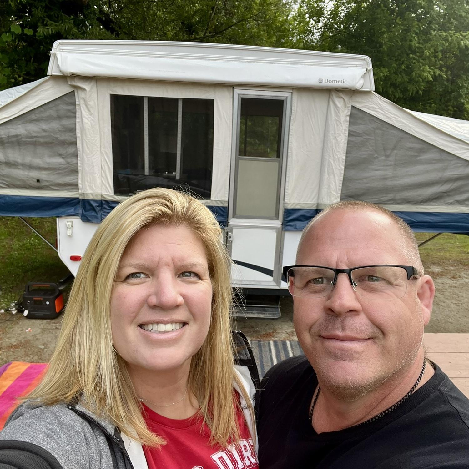 1st camping trip in the new camper 🏕️
