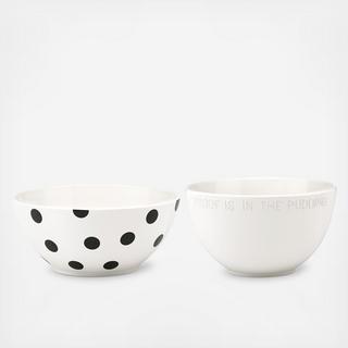 Deco Dot 2-Piece Mixing Bowl Set