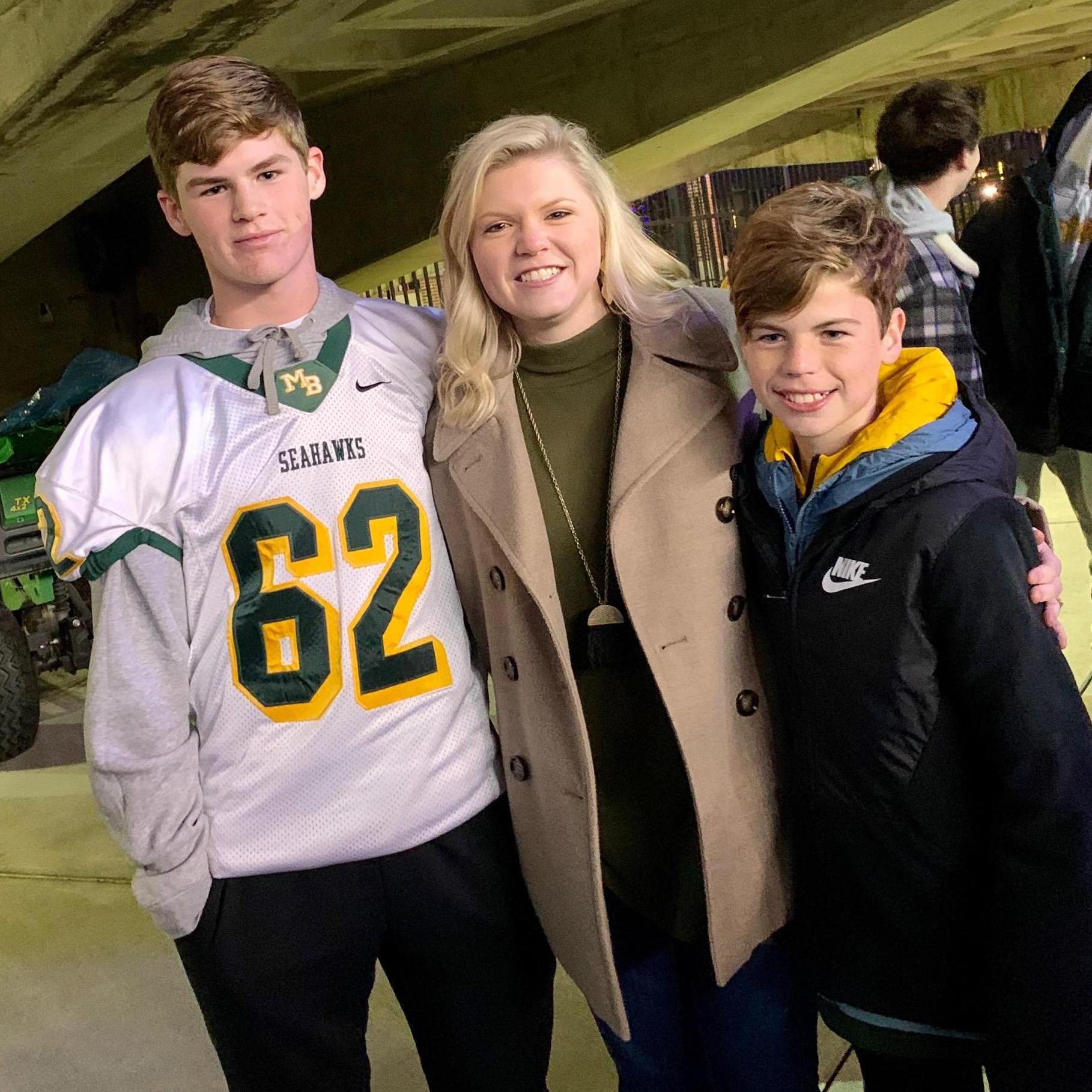 Caroline's cousins, Cooper and Jackson