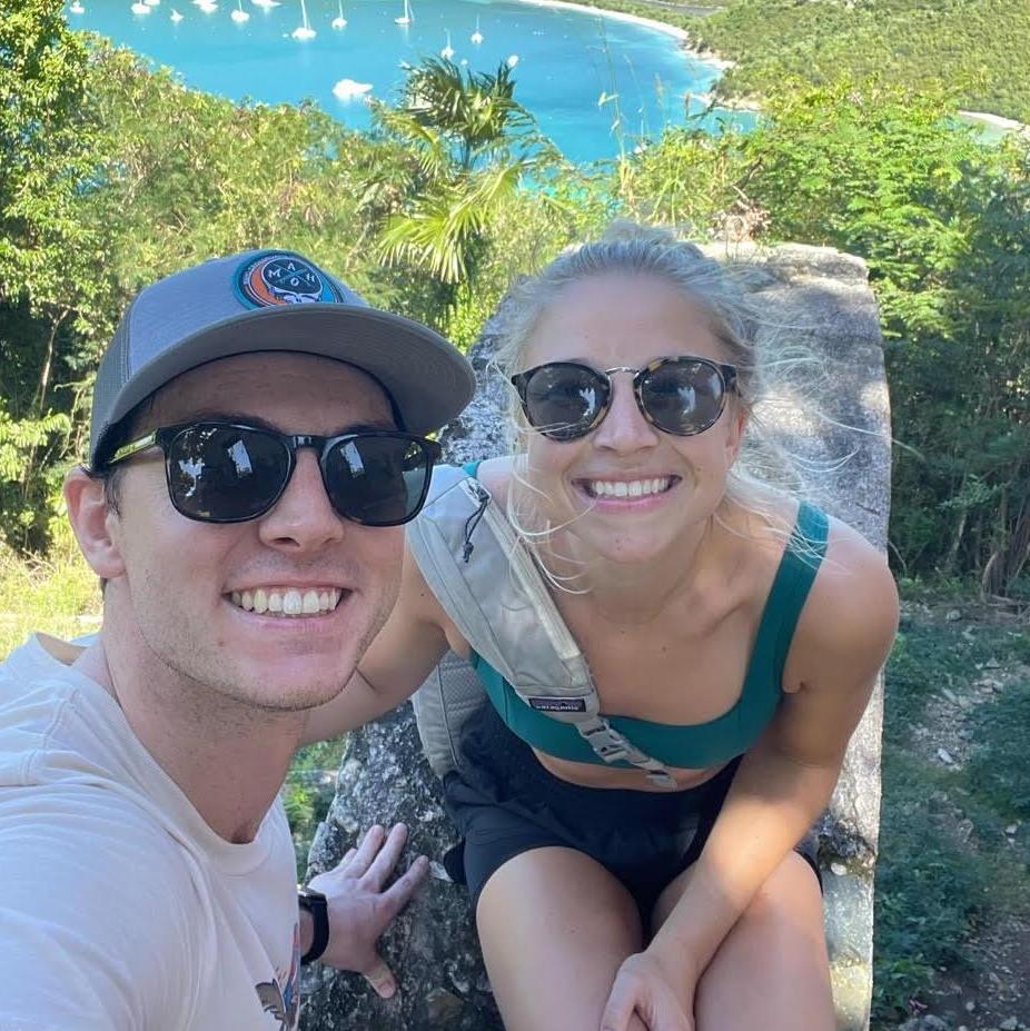 Our 1st trip to St. John, USVI together, such a special place.