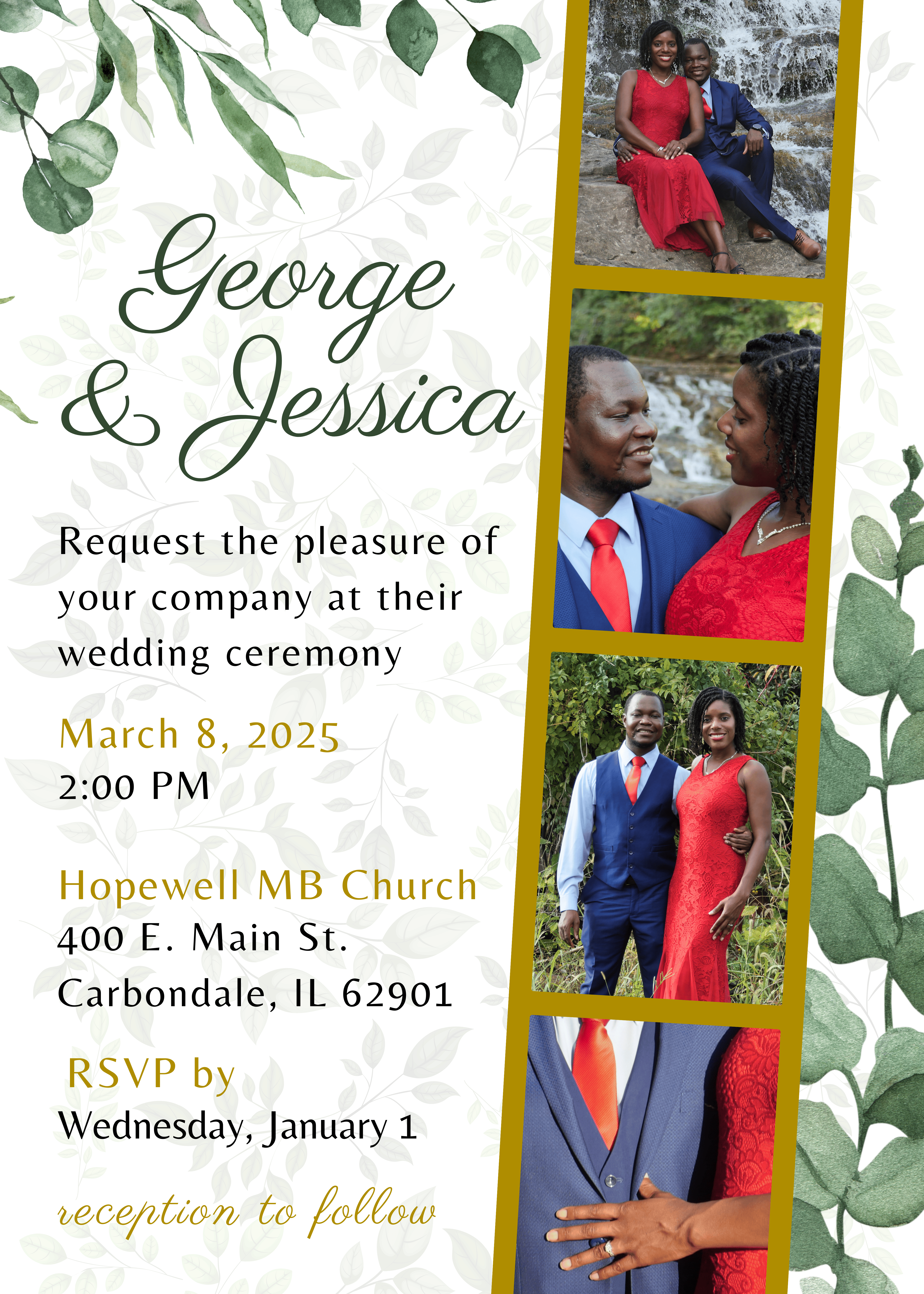 The Wedding Website of Jessica Jones and George Karway