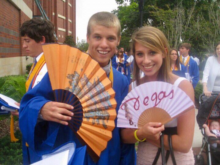 Chris's high school graduation, 2010