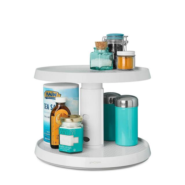 YouCopia Crazy Susan® 11" Two-Tier Turntable