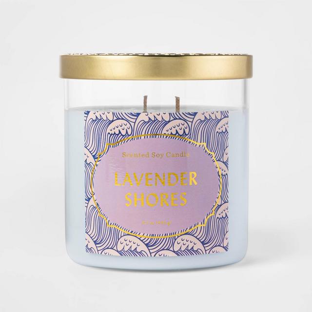 15.1oz Lidded Jar Lavender Shores Candle - Opalhouse™