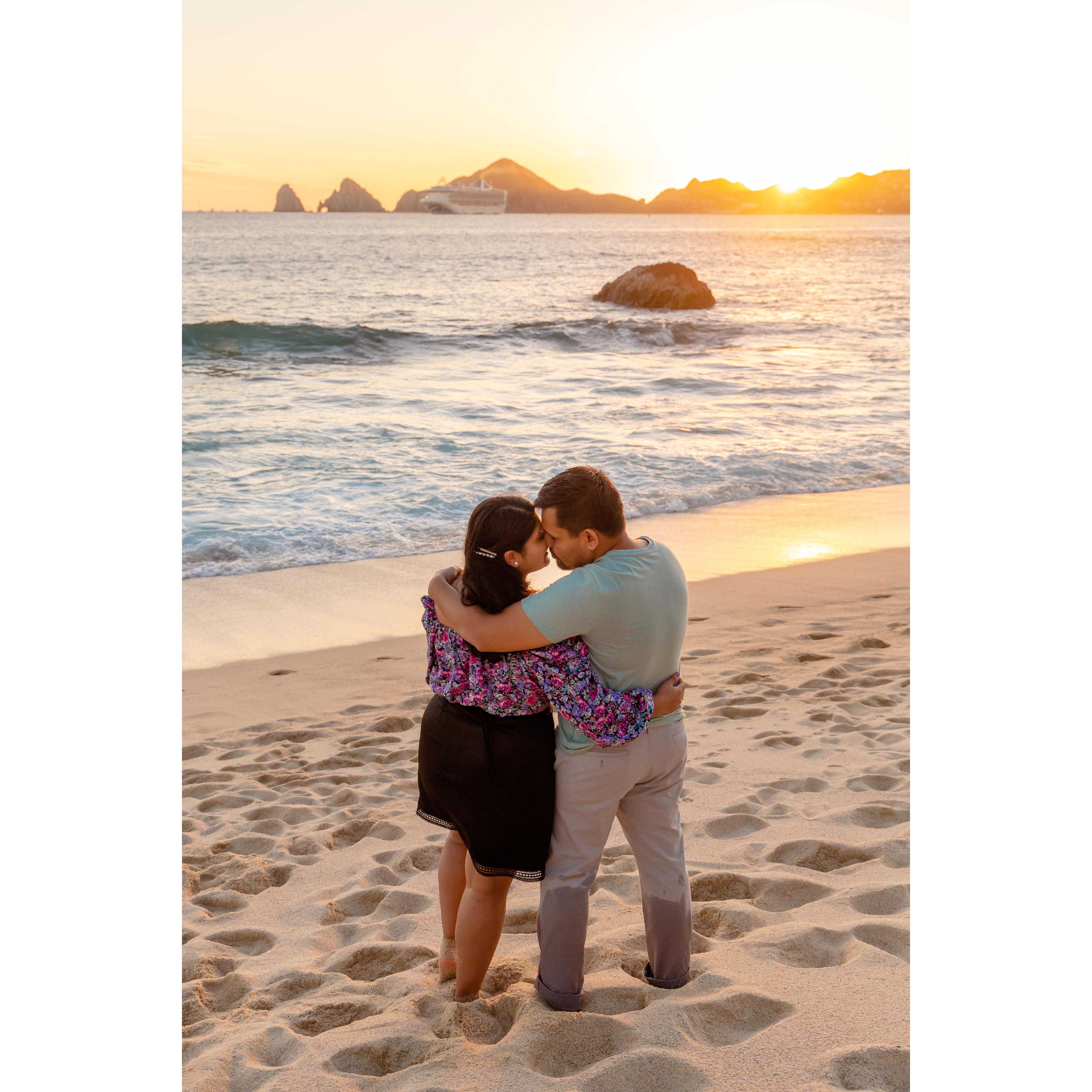 Ended our trip to Baja California witnessing a magical sunset.