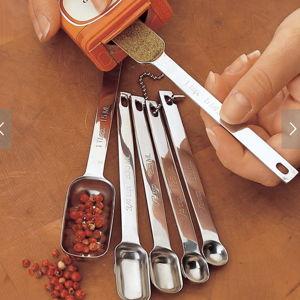 Lee Valley: Spice Jar Measuring Spoons Set of 6