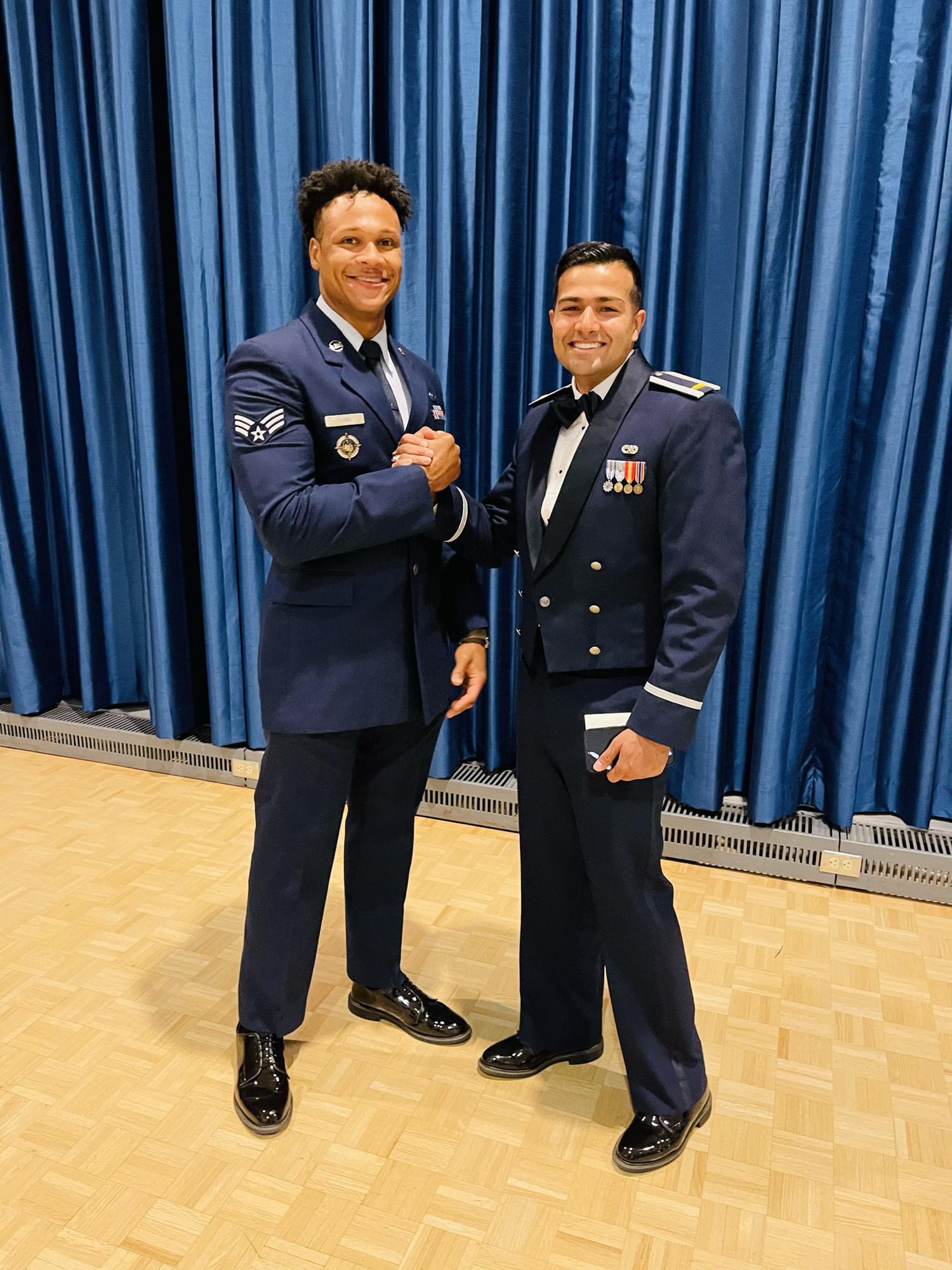Benjamin was Kumar’s first salute as an OFFICER in the world’s greatest Air Force. They served together in the USAF.