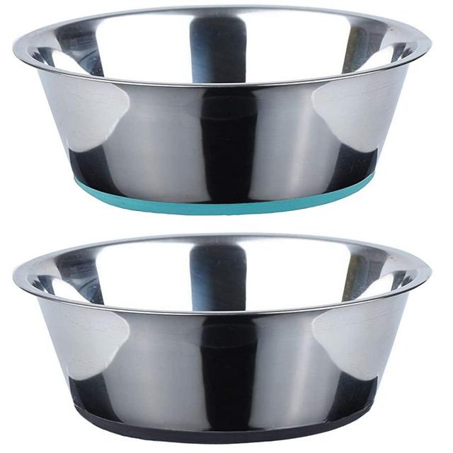 PEGGY11 Deep Stainless Steel Anti-Slip Dog Bowls
