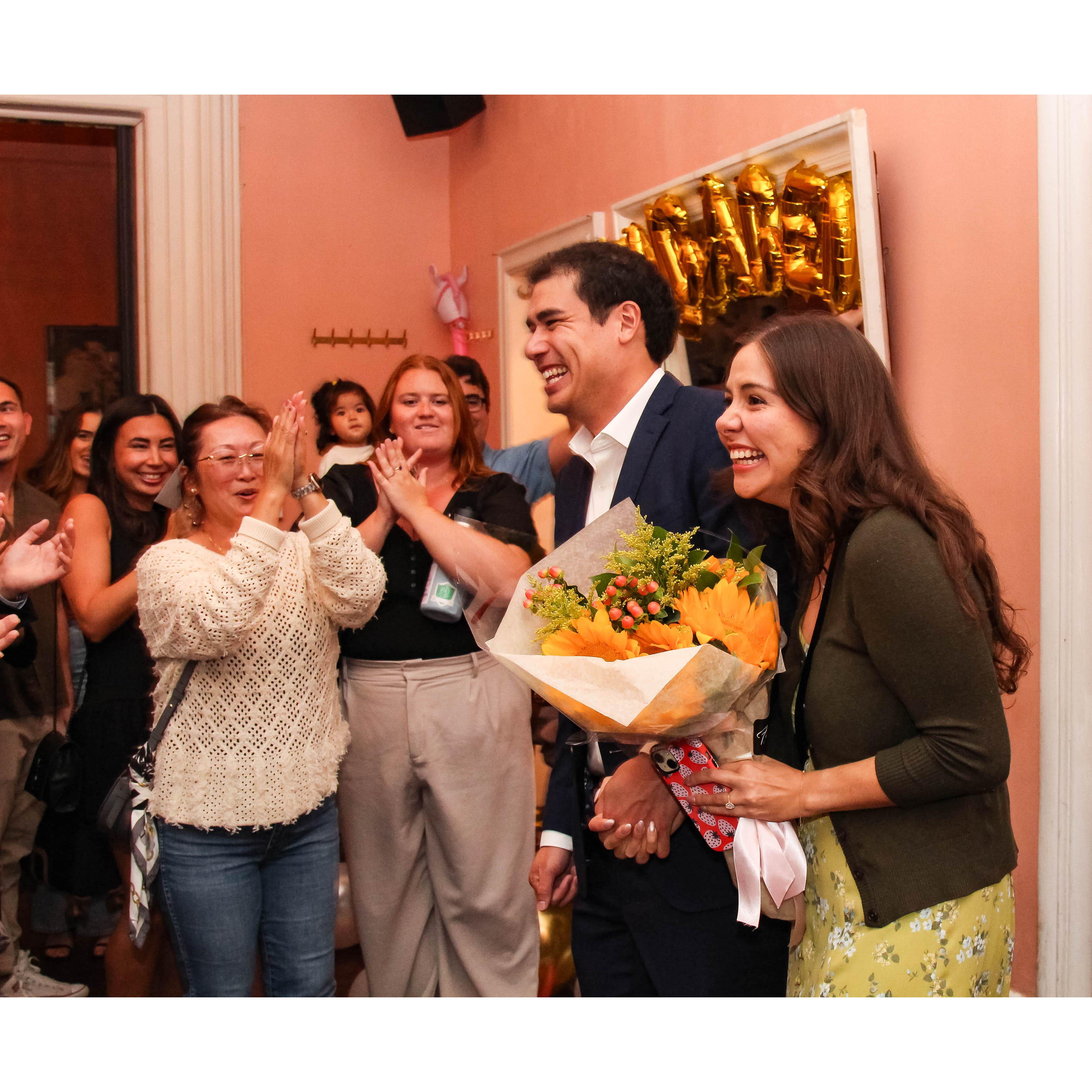 Our engagement party