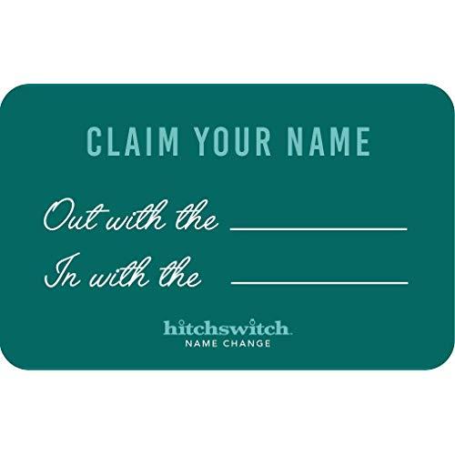 HitchSwitch Platinum Name Change Service - Gift Card