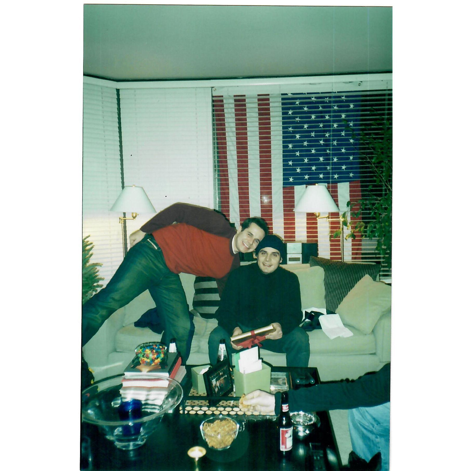 This pic is here because Thomas loved that sweater on him and that hat on Jack