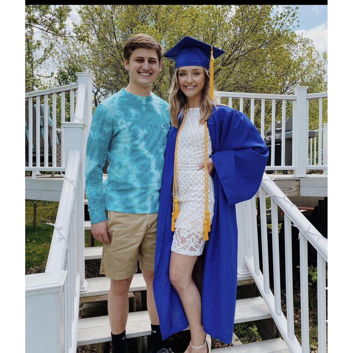 Jordan's high school graduation