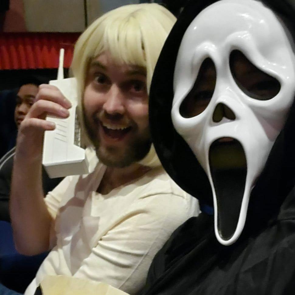Halloween '22 included a triple feature at Movies of Lake Worth with local horror friends.