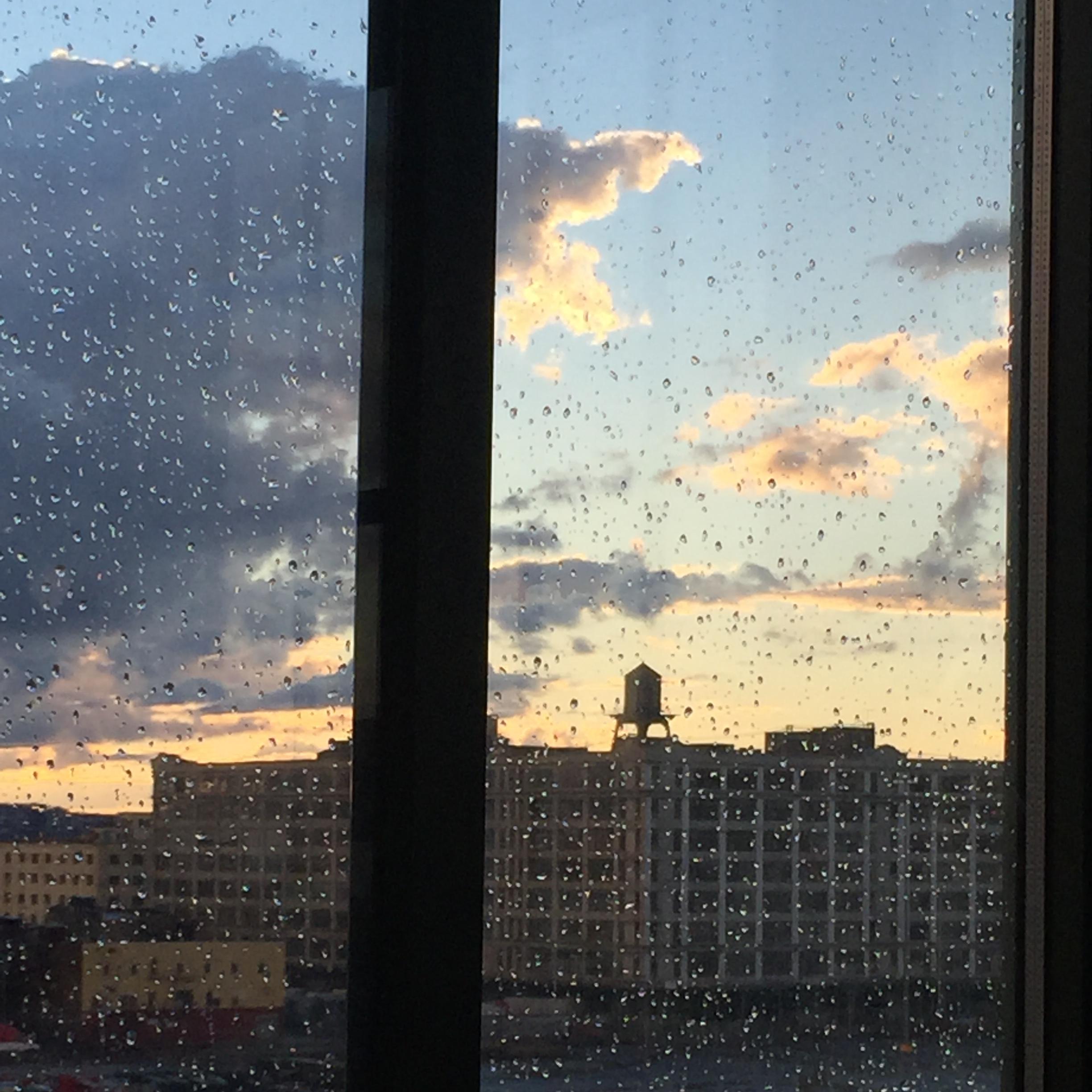 View of Brooklyn from Industry City Distillery, where we sometimes help bottle vodka.