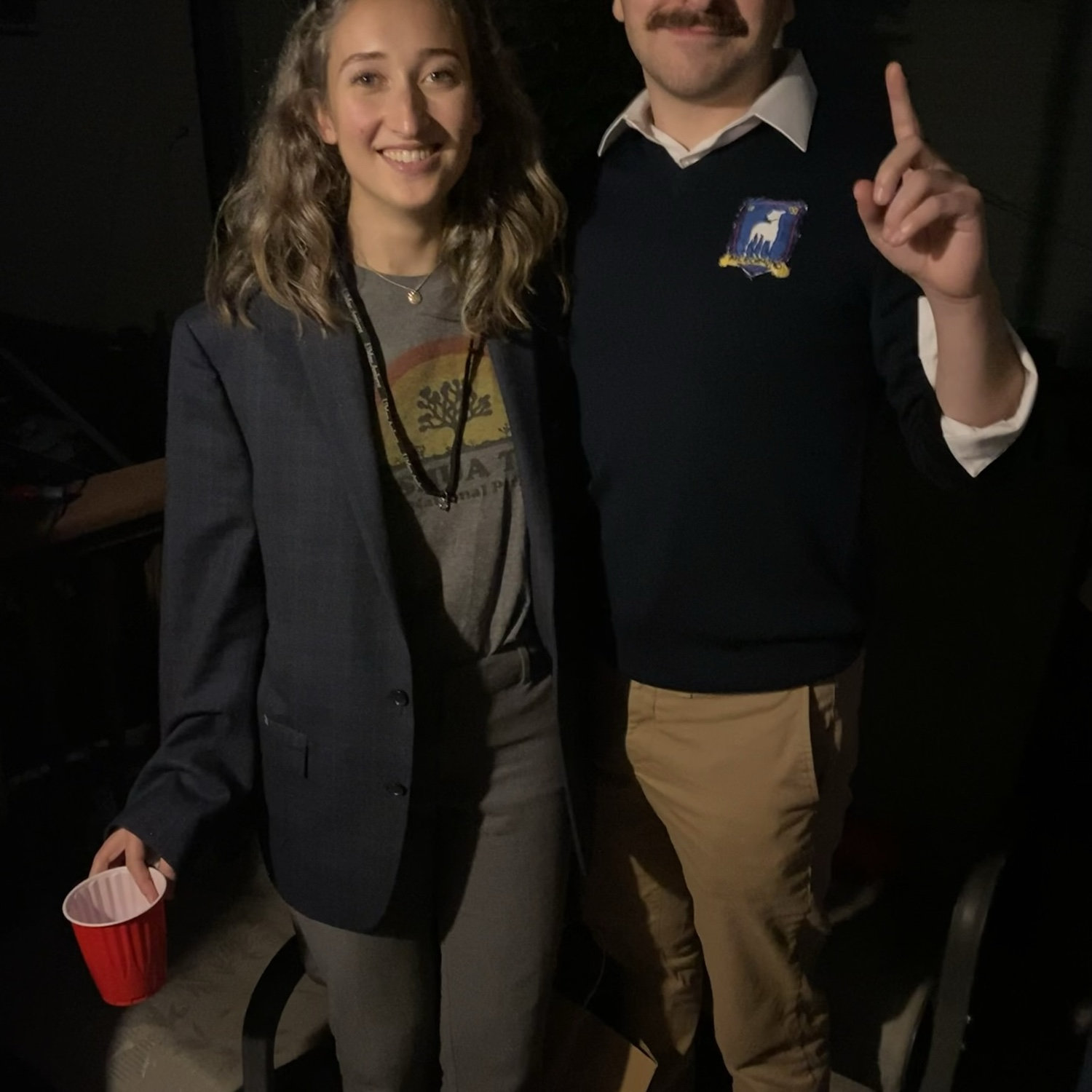 Ted Lasso & Trent Crimm, one of our best Halloween costumes