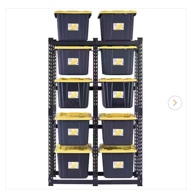 Steel Storage Tote Rack
