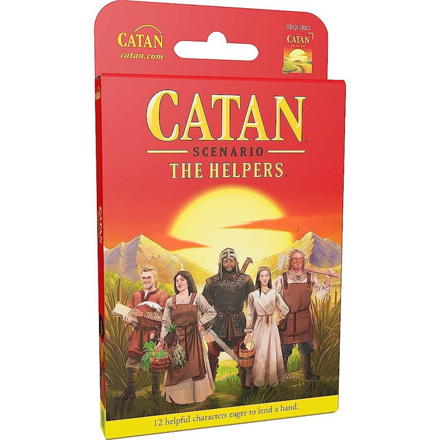 CATAN The Helpers SCENARIO EXPANSION | Strategy Board Game | Adventure Game | Family Game for Adults and Kids | Ages 12+ | 3-6 Players | Average Playtime 45-90 Minutes | Made by CATAN Studio