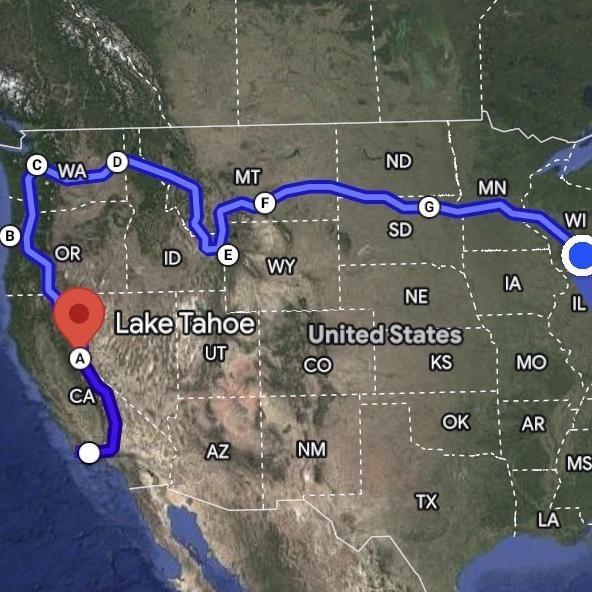 Roadtrip/honeymoon