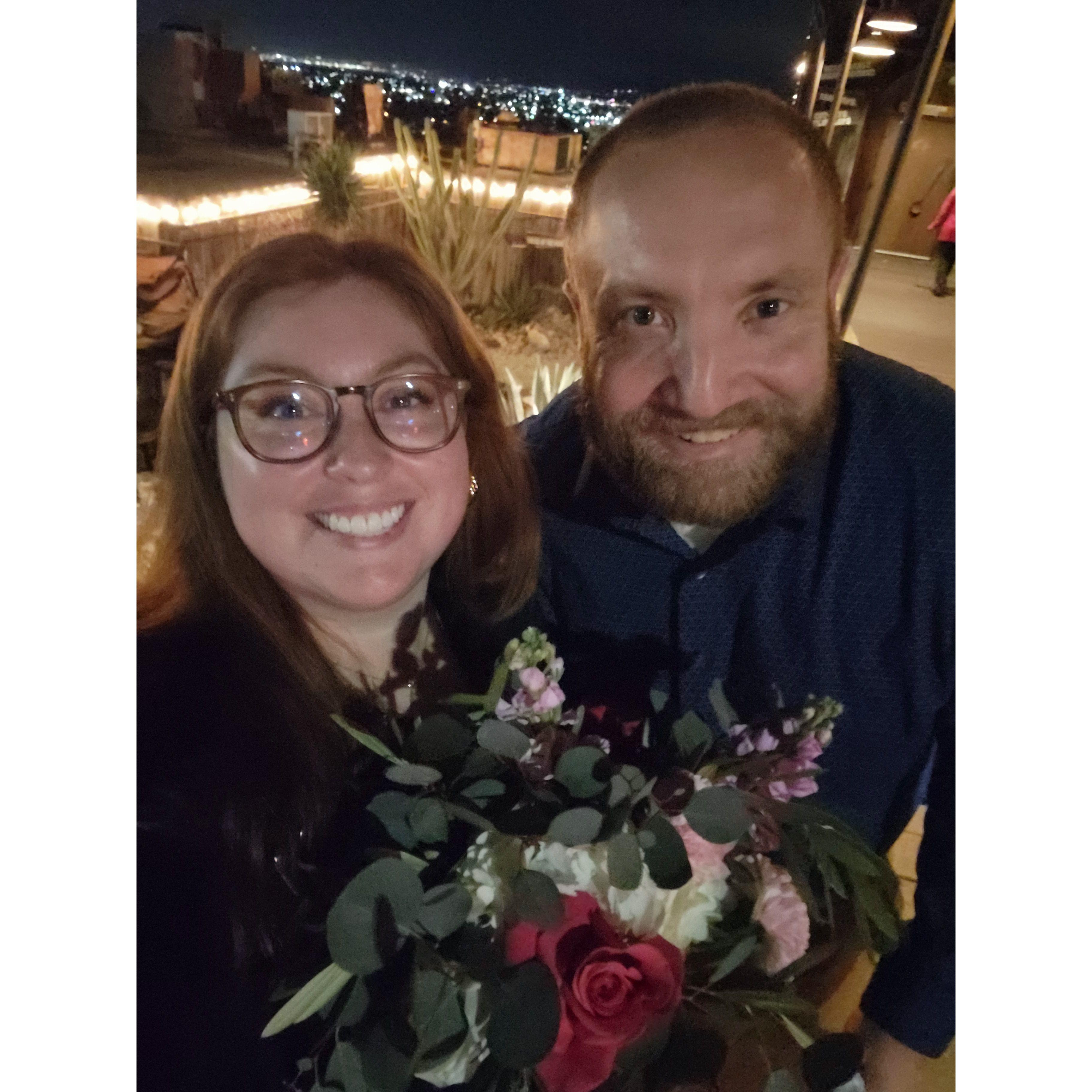 First Valentine's Day together.