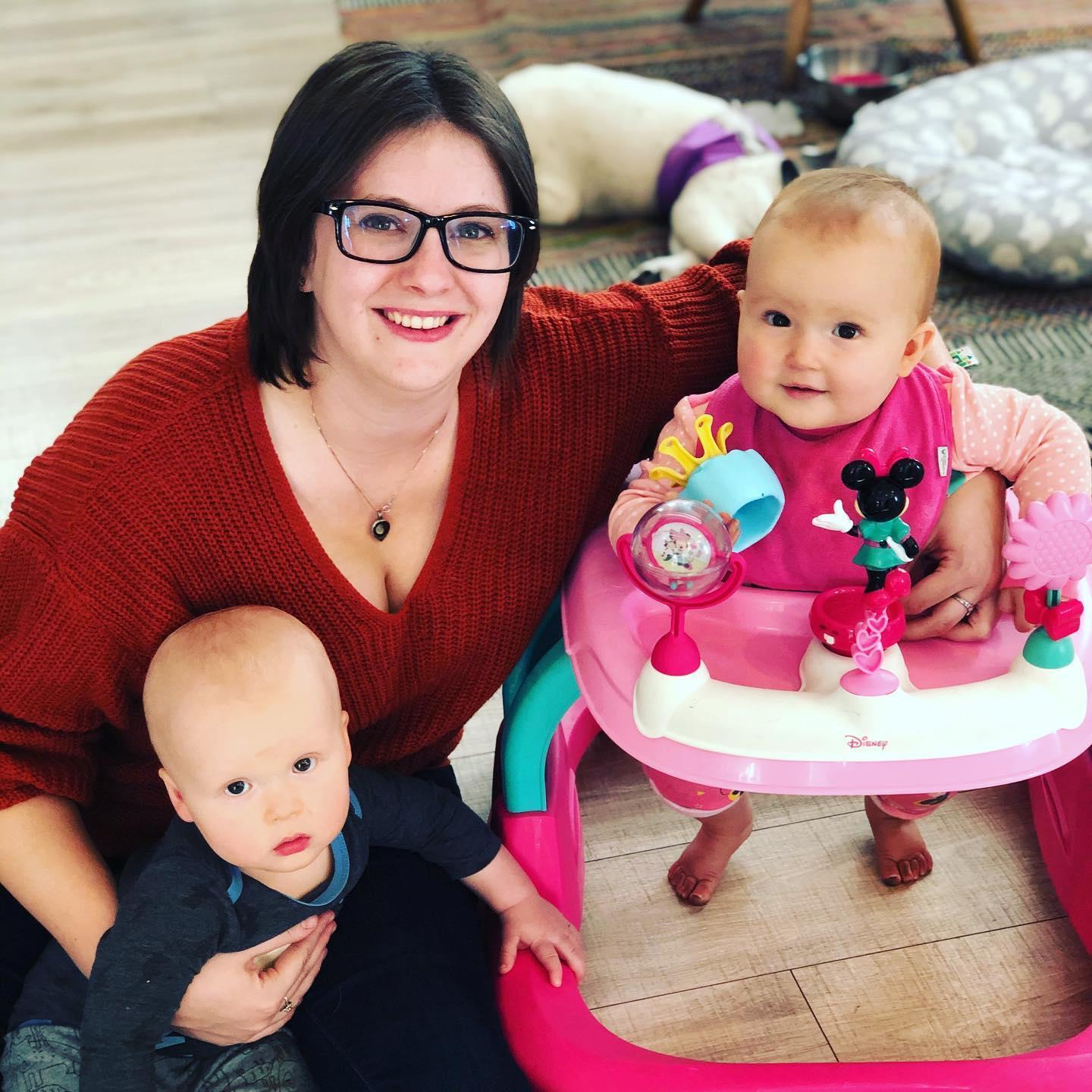 September 30, 2019: Our favorite people call us Auntie and Uncle! Natasha with Flower Girl Evelyn and Ring Bearer Rex!