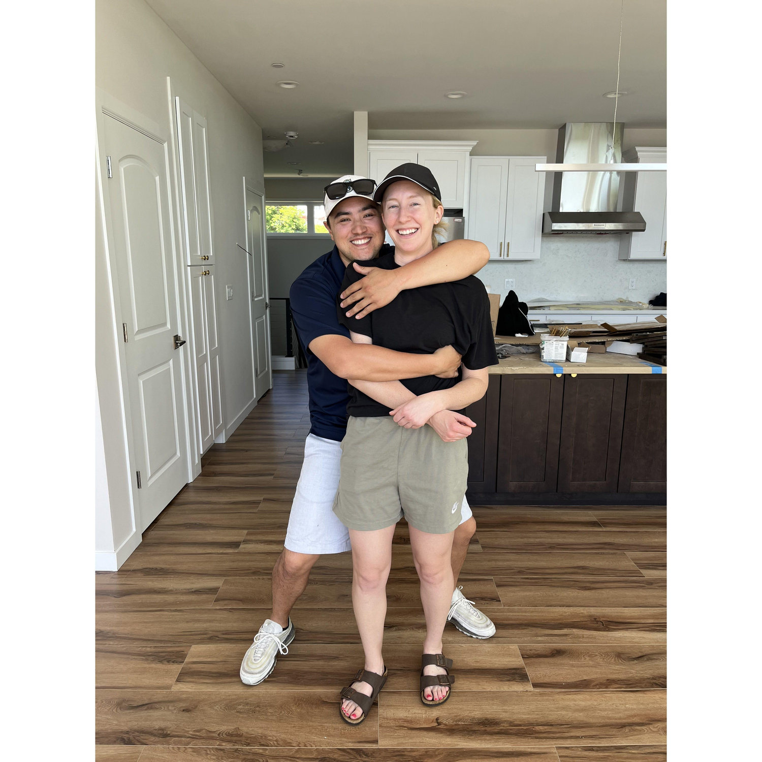 Moving into the house