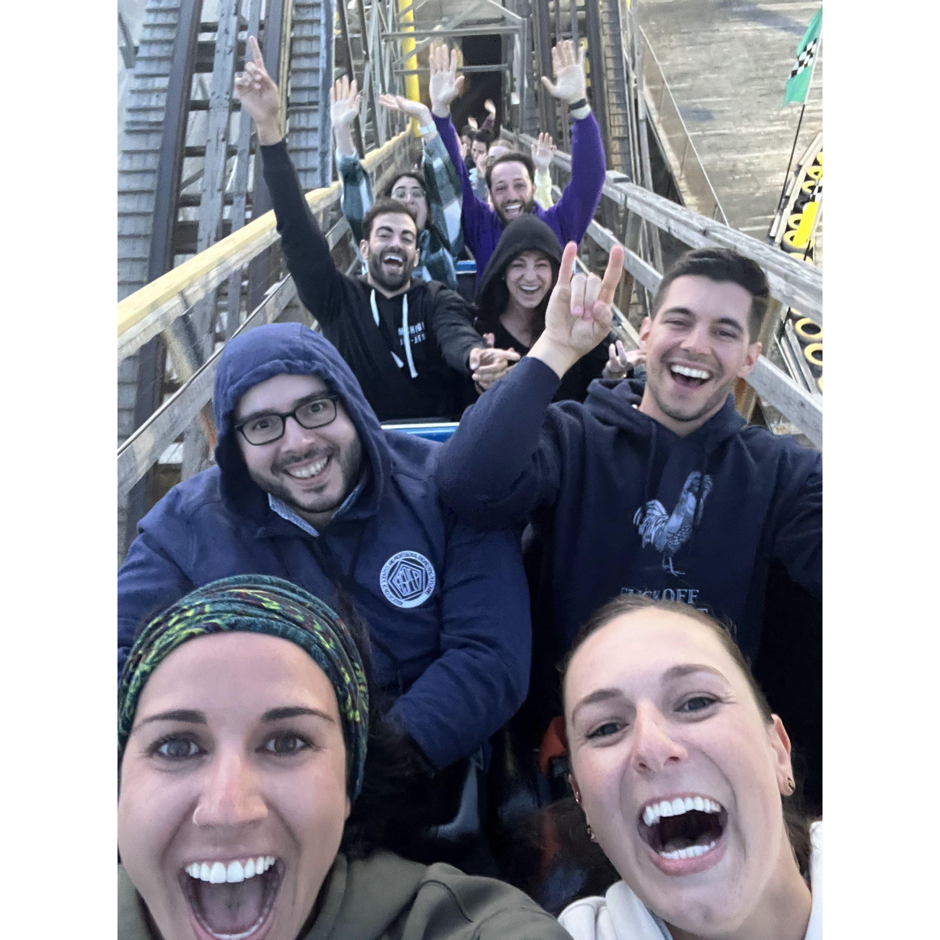 One of us is clearly enjoying himself, the other is terrified of the Great White.  So much for being a good Jaws... 5.28.23