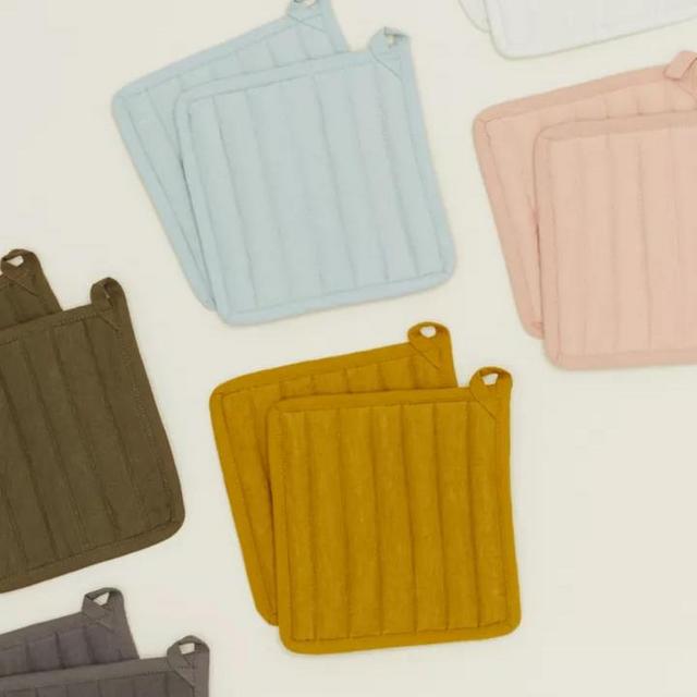 Hawkins New York Simple Linen Pot Holder Set of 2
