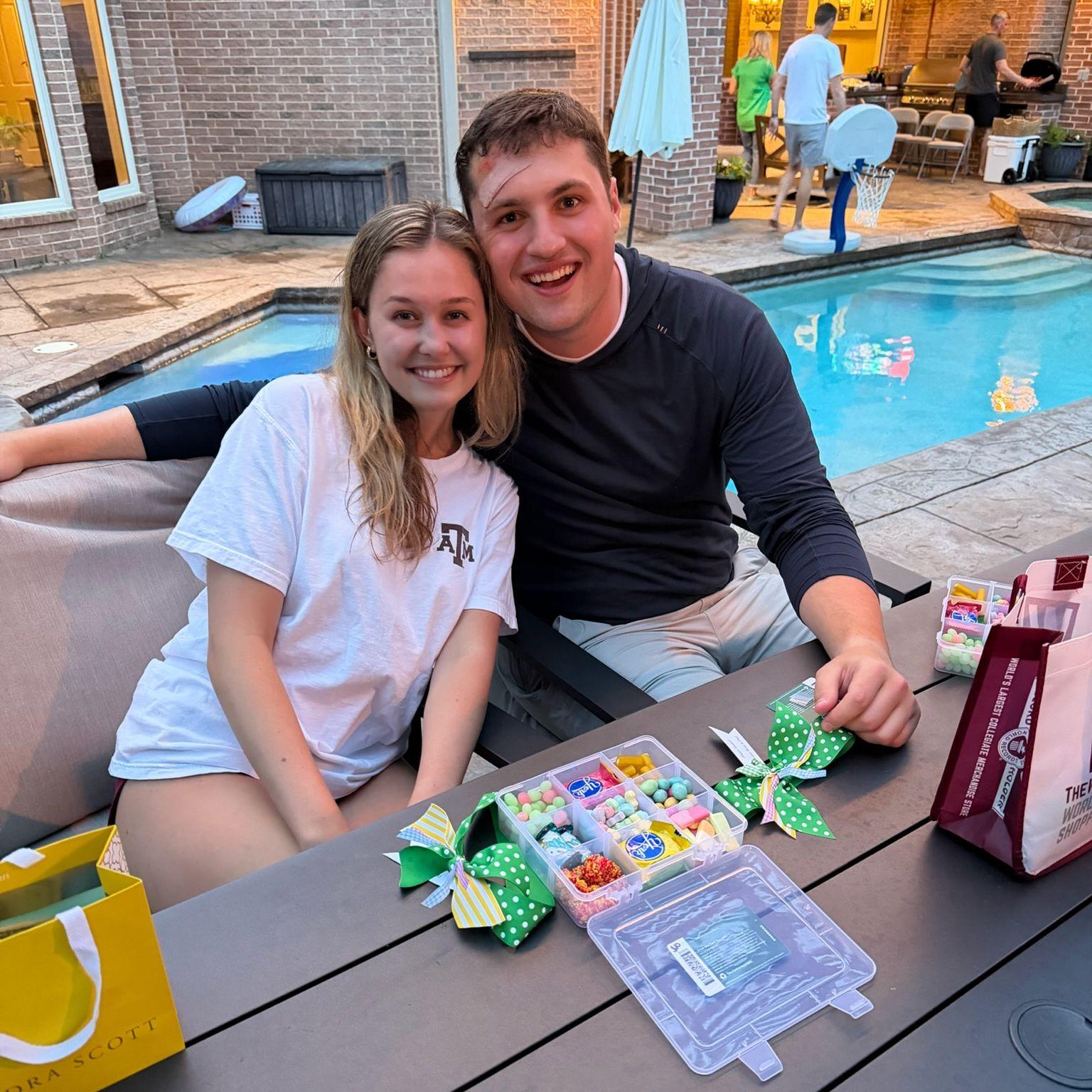 Easter fun and wedding planning weekend.