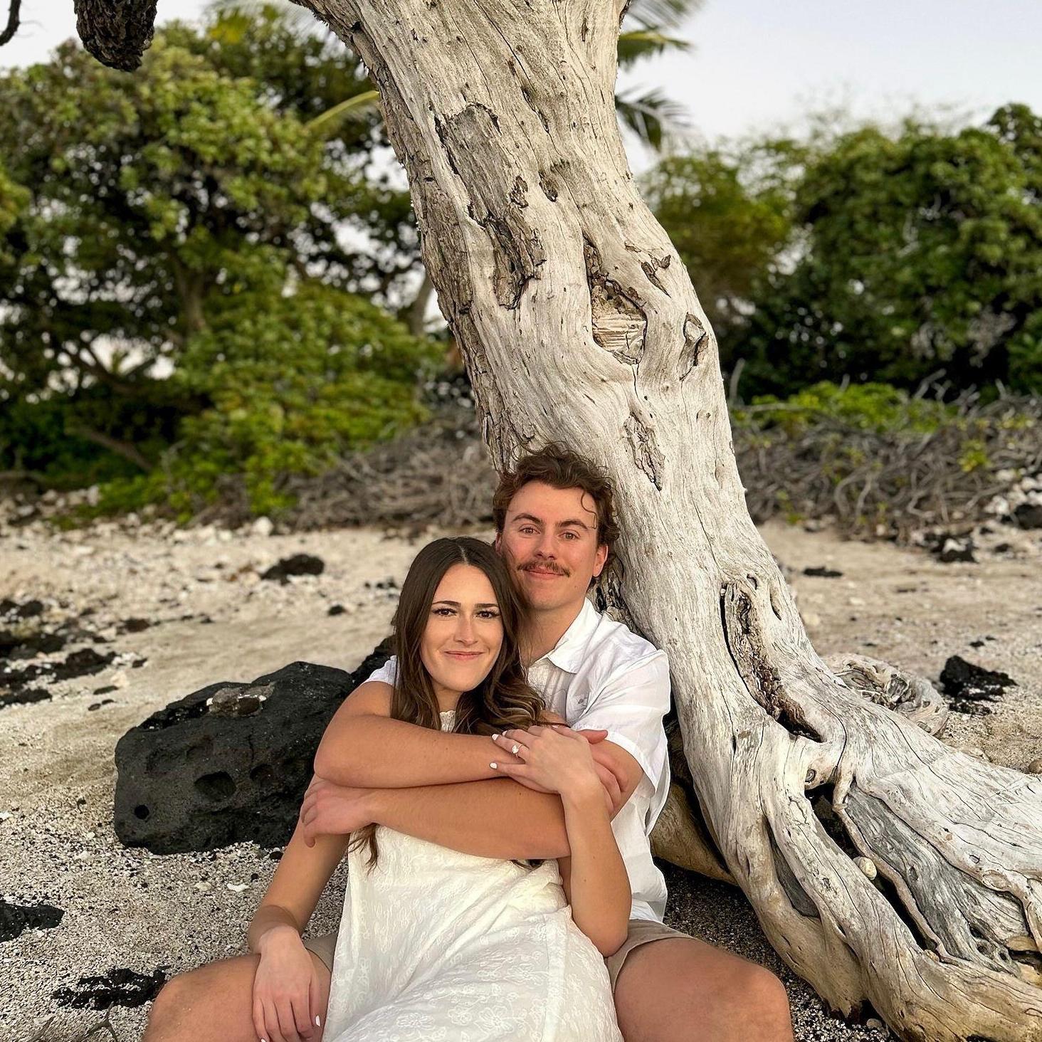 Took some time off work and did a pre-wedding-planning trip to Hawaii, where we managed to fit in our engagement photos between circumnavigating the island multiple times! Budget Rental's worst nightmares