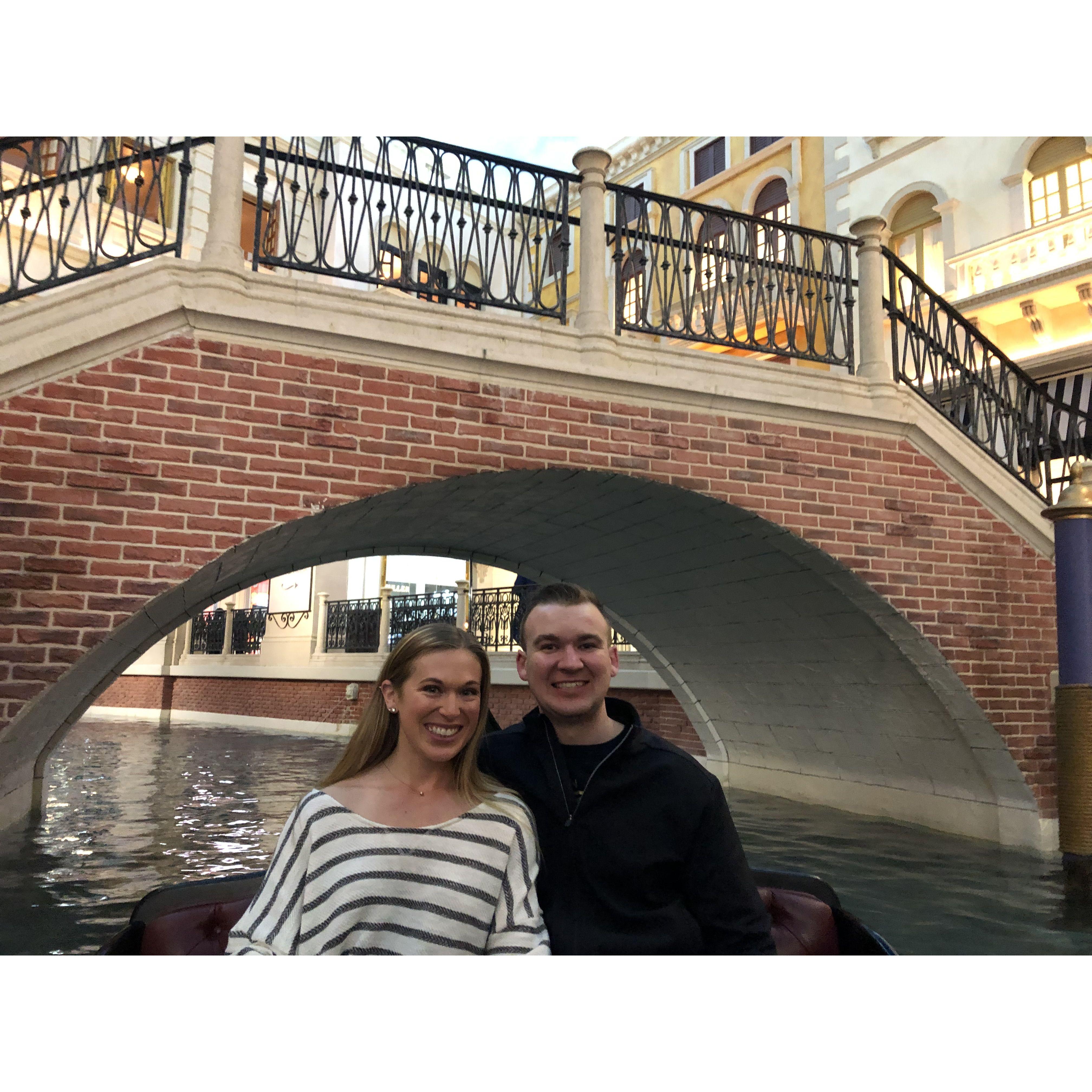 The first time we said I love you.  That's amore!