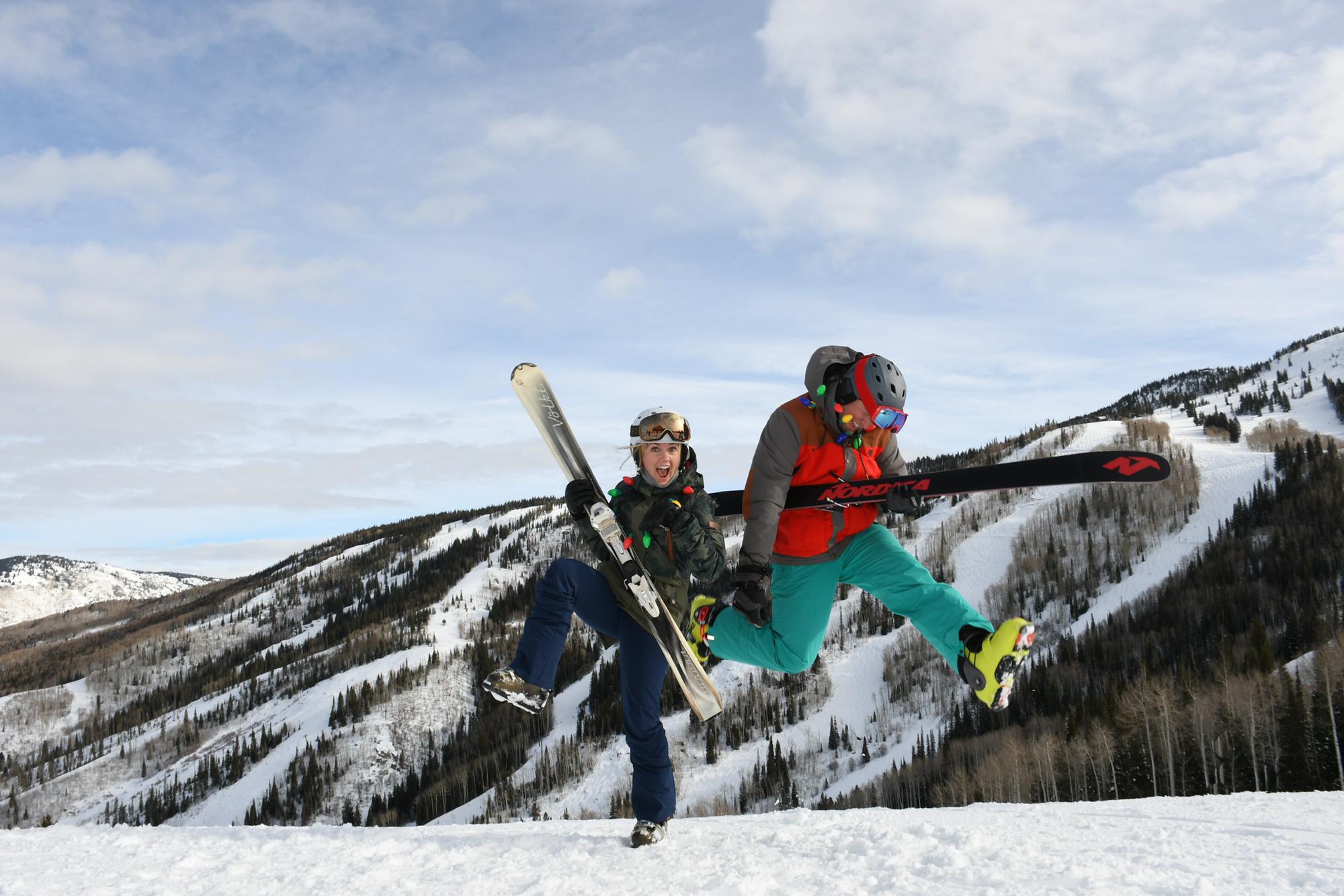 Enjoying one of many ski trips to Steamboat Springs, CO, where Katie and her family have been vacationing since her teenage years - 12/24/19