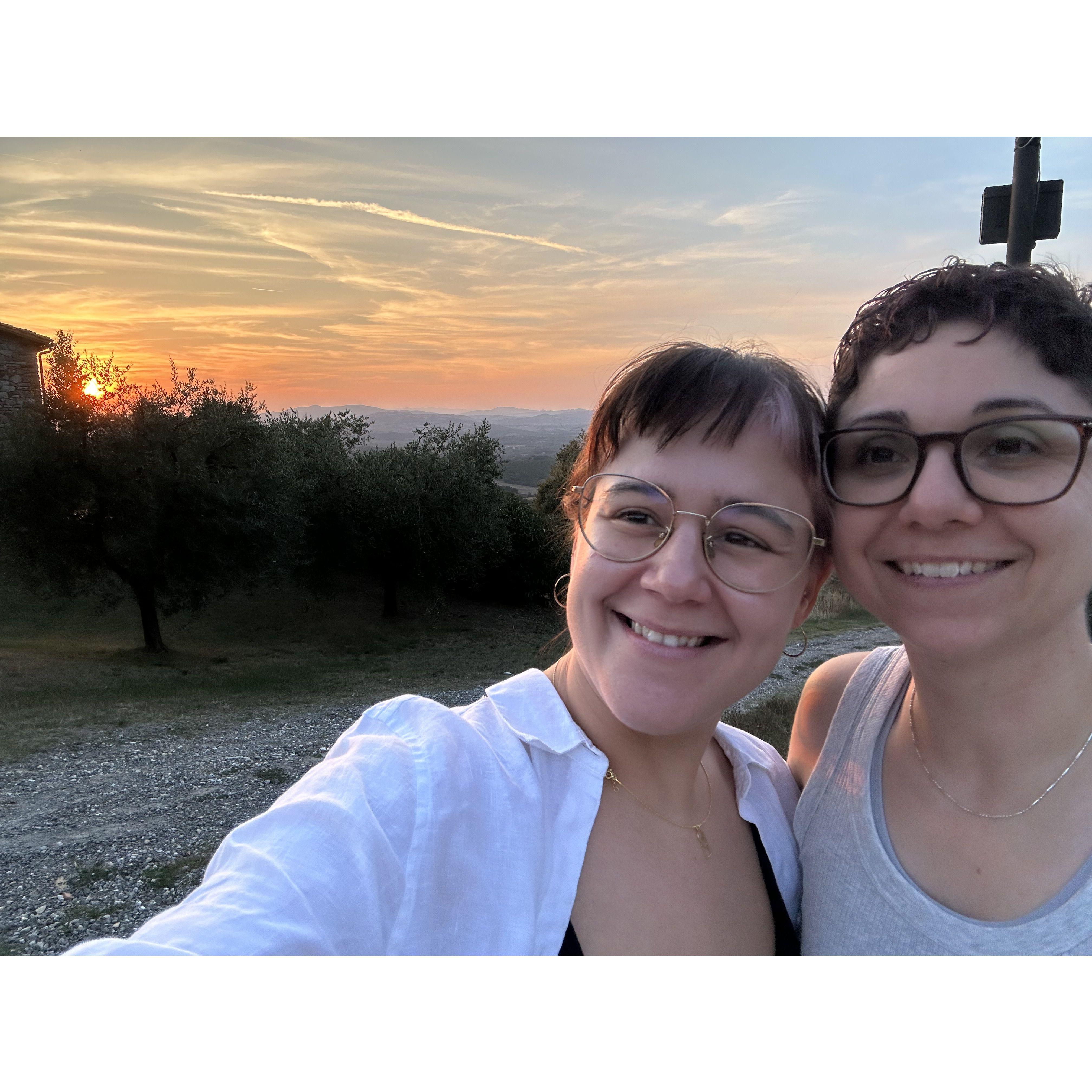 Golden hour in Italy hits differently