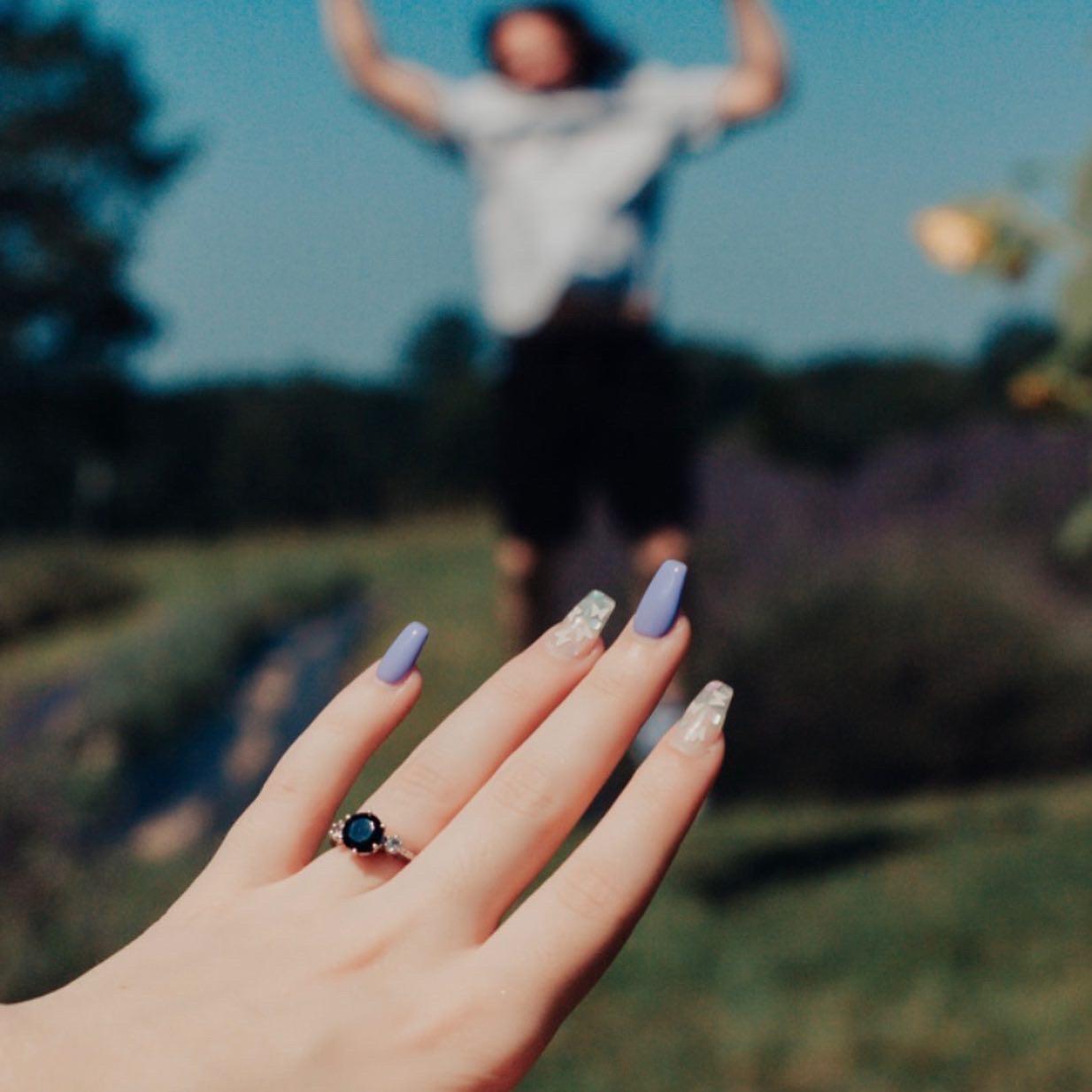 From our engagement photos!