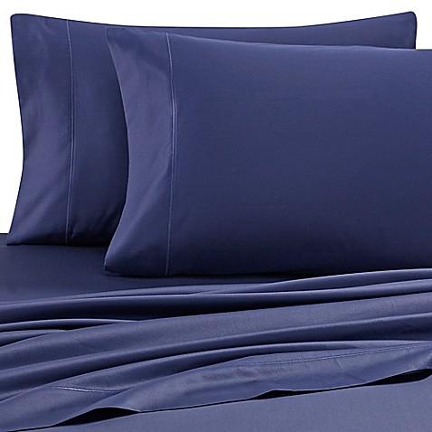 Wamsutta® 500-Thread-Count PimaCott® Full Sheet Set in Navy