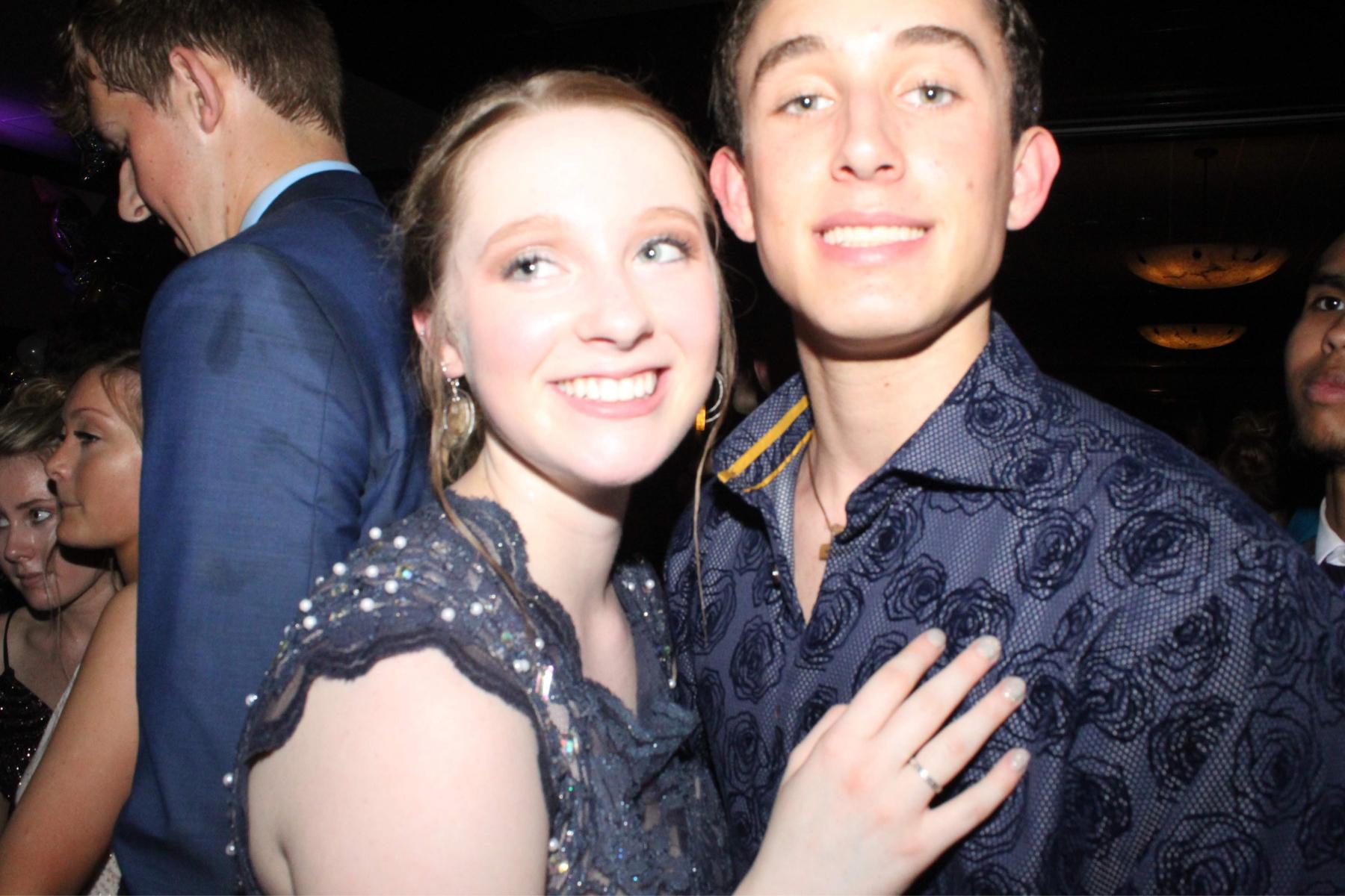 Our first picture together! Prom May 11, 2019 the day we made things official.
