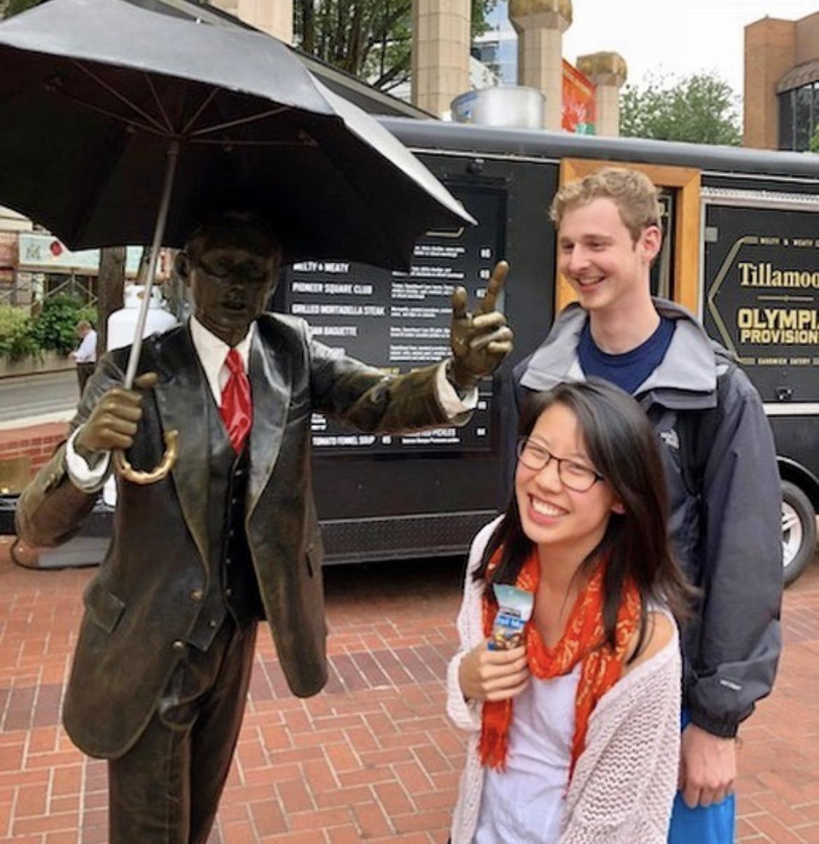 Mike’s first time in Portland!