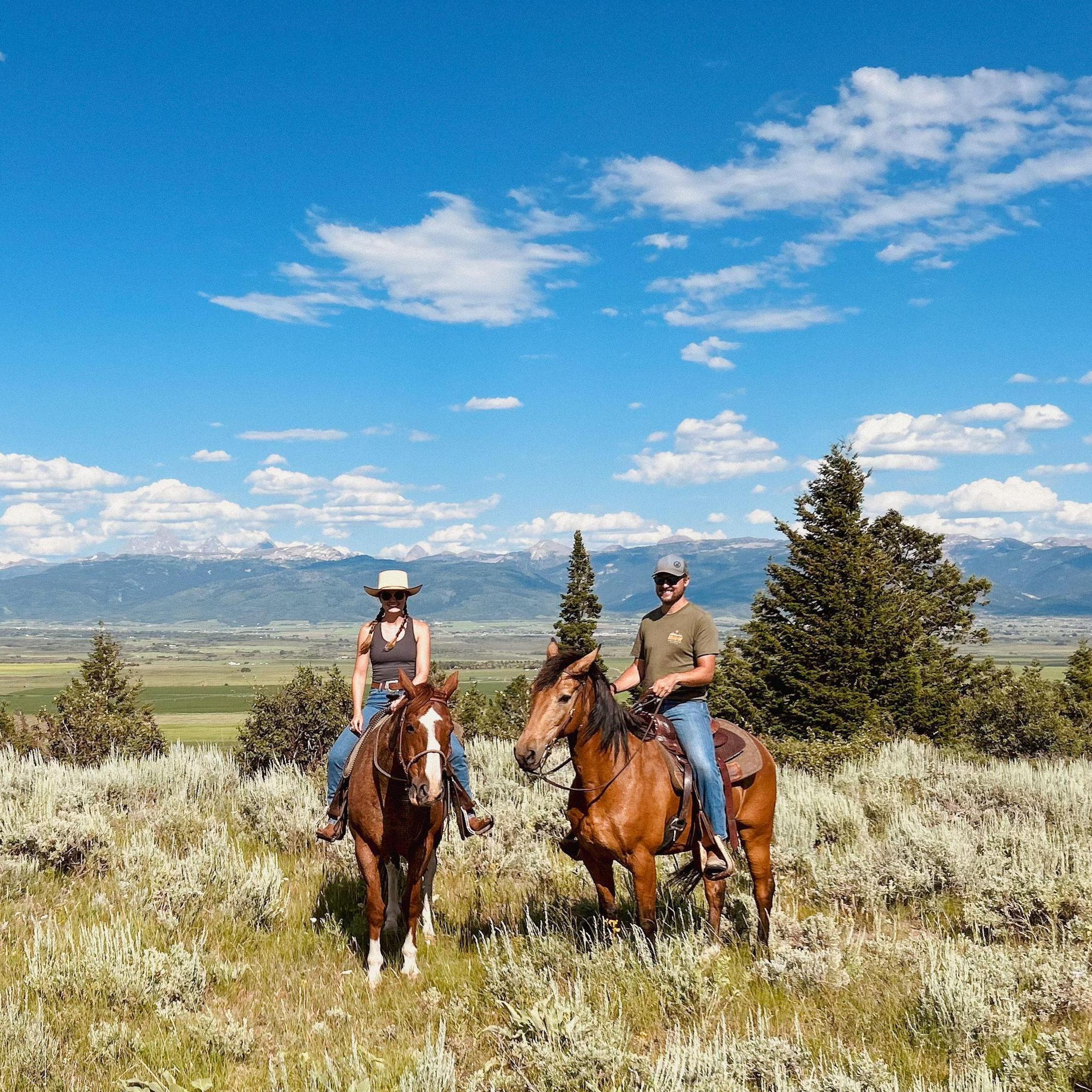 Our friend Emma, who helped to orchestrate the whole day, took us out for trail ride after our hike
