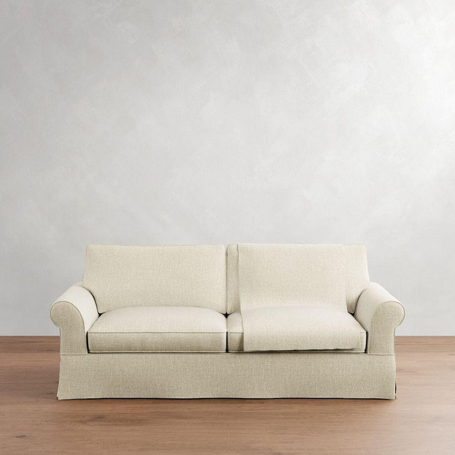 Pet Throw, Medium 30" x 52", Performance Heathered Basketweave Ivory